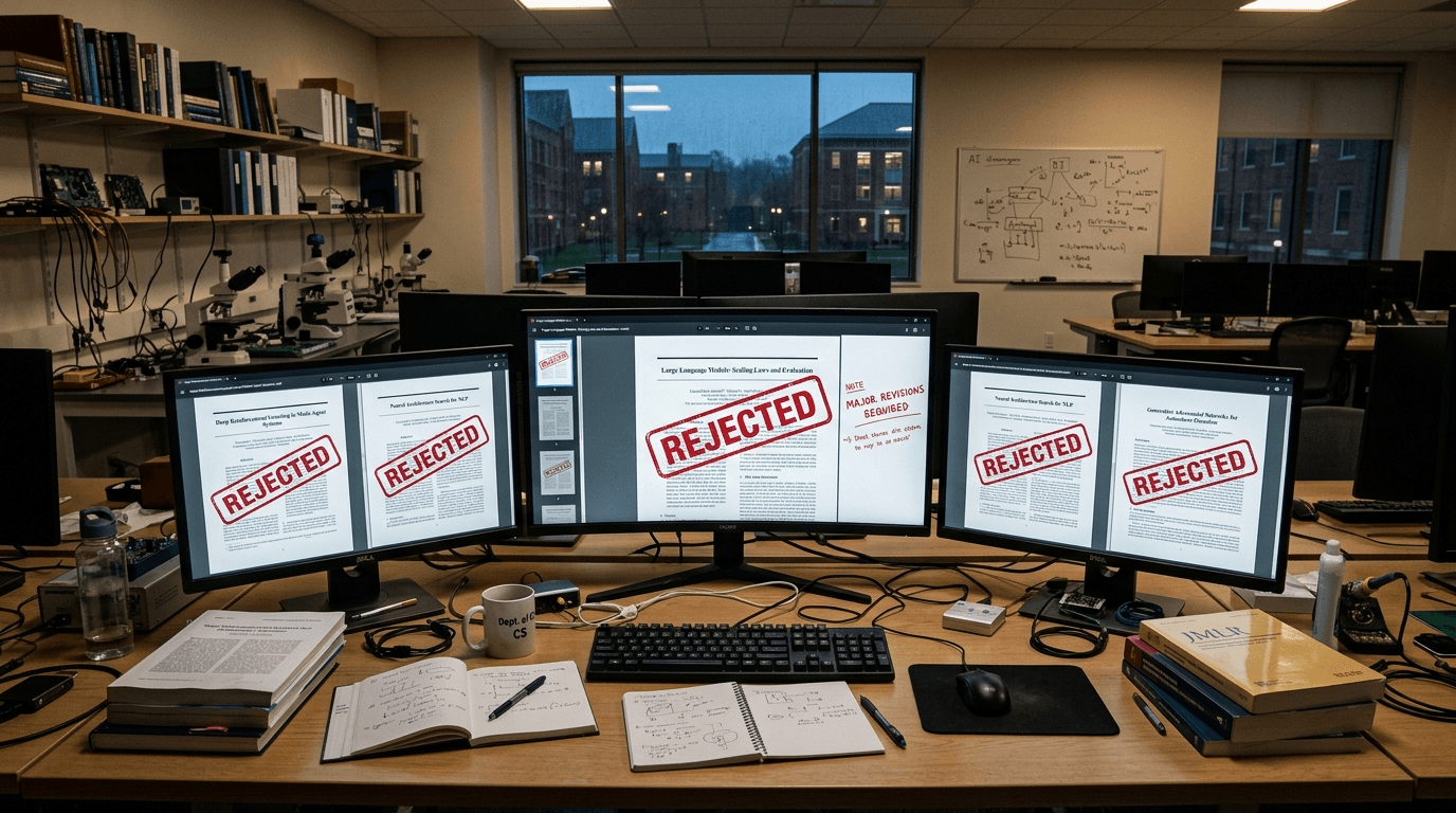We Gave AI $3,000 and 6 Days to Do Research. Every Paper Got a Reject.
