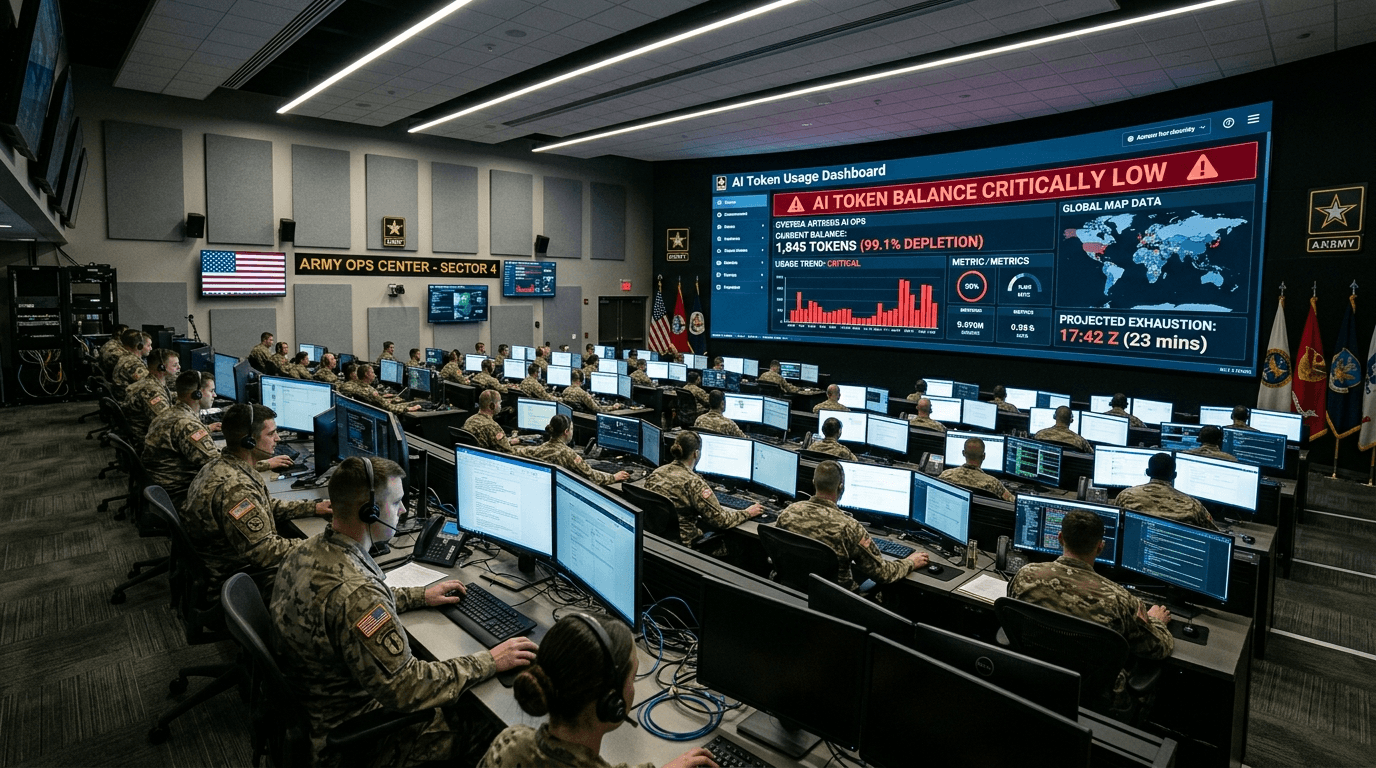 Die US-Armee verbrauchte Jahreskontingent an KI-Tokens in einem Monat