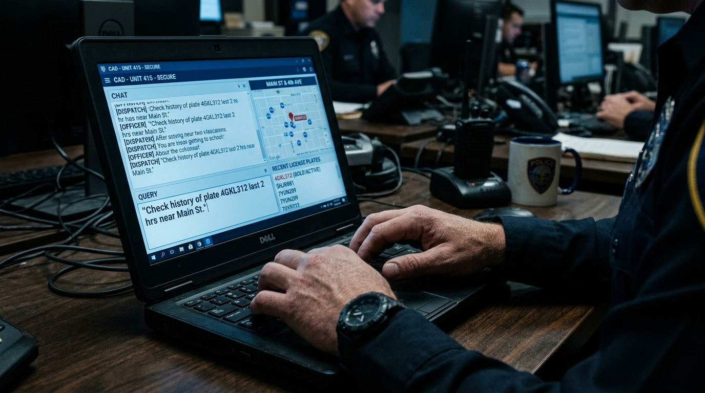 OS Investigate KI-Polizeiwerkzeug Oberfläche
